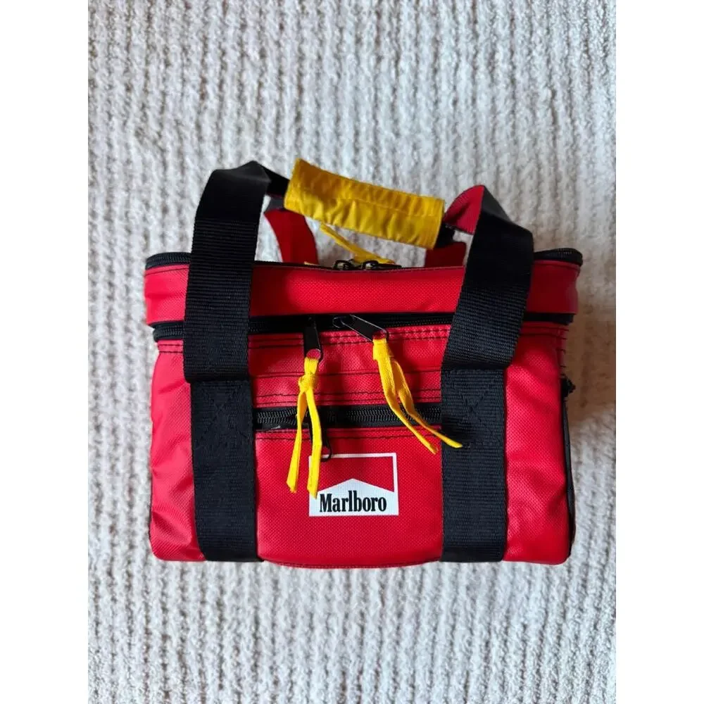 Vintage Marlboro Red Black Insulated Cooler Lunch Bag New With Tag